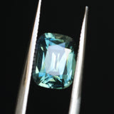 2.31CT ELONGATED CUSHION MADAGASCAR SAPPHIRE, MEDIUM TEAL BLUE GREEN, 8.3X6.4X4.6MM