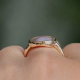 Cortez Pearls® Bezel Wave Rings in 14k Yellow Gold