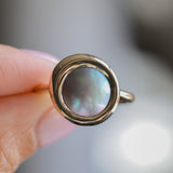 Cortez Pearls® Bezel Wave Rings in 14k Yellow Gold