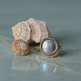 Cortez Pearls® Bezel Wave Rings in 14k Yellow Gold