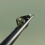 1.68CT ROUND MADAGASCAR SAPPHIRE, WHITE AND LIGHT YELLOW, UNTREATED, 7.1X4.6MM