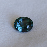 2.71CT OVAL MADAGASCAR SAPPHIRE, DEEP TEAL BLUE, 9.1X7.4X5MM