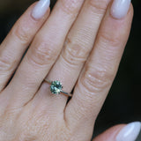 1.15CT PRECISION CUT OVAL MONTANA SAPPHIRE, LIGHT AQUA BLUE GREEN, 6.7X5.4X4.1MM