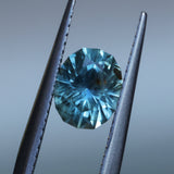 1.63CT PRECISION CUT OVAL MONTANA SAPPHIRE, COLOR SHIFTING TEAL TO MIDNIGHT BLUE, 7.5X6.04X4.6MM
