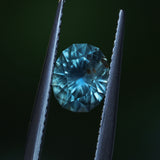 1.63CT PRECISION CUT OVAL MONTANA SAPPHIRE, COLOR SHIFTING TEAL TO MIDNIGHT BLUE, 7.5X6.04X4.6MM