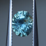 1.63CT PRECISION CUT OVAL MONTANA SAPPHIRE, COLOR SHIFTING TEAL TO MIDNIGHT BLUE, 7.5X6.04X4.6MM