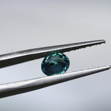 1.16CT OVAL MADAGASCAR SAPPHIRE, MEDIUM TEAL, 6.48X5.94X3.81MM