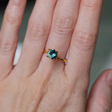 1.16CT OVAL MADAGASCAR SAPPHIRE, MEDIUM TEAL, 6.48X5.94X3.81MM