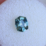 1.22CT MADAGASCAR SPECIAL GEO, BLUE GREY TEAL, 7.5X6.1X3.7MM