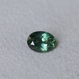 1.64CT OVAL AUSTRALIAN SAPPHIRE, FOREST GREEN WITH LIGHT BLUE, UNTREATED, 7.7X5.92X3.98MM