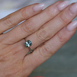 1.30CT RADIANT CUT MONTANA SAPPHIRE, MEDIUM BLUE, 6.9X5.07X3.7MM