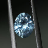 1.20CT MONTANA OVAL BRILLIANT PRECISION CUT SAPPHIRE, POWDER BLUE, UNTREATED, 7.08X5.50X4.10MM