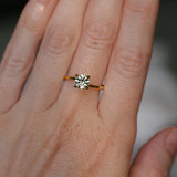 0.97CT ROUND MONTANA SAPPHIRE, TEAL BLUE GREENISH GREY, 5.92X3.57MM