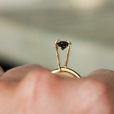 1.13CT OVAL BRILLIANT MONTANA SAPPHIRE, DEEP TEAL, 7.34X5.79X3.66MM