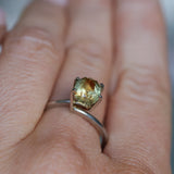 1.75CT PRECISION CUT OVAL MONTANA SAPPHIRE, EARTHY COPPER YELLOW TEAL, 7.8X6.3X4.7MM