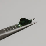 3.35CT UNTREATED CUSHION MADAGASCAR SAPPHIRE, OLIVE GREEN, 8.5X7.8X5.2MM