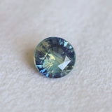 2.55CT ROUND MADAGASCAR SAPPHIRE, PARTI OPALESCENT, UNTREATED, 8X5.1MM