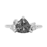 Mountainscape Diamond Cluster Ring - Low Profile Setting