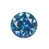 1.33CT ROUND PRECISION CUT MONTANA SAPPHIRE, OCEAN TEAL BLUE, 6.6MM