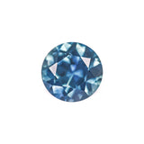 1.33CT ROUND PRECISION CUT MONTANA SAPPHIRE, OCEAN TEAL BLUE, 6.6MM