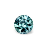 1.16CT ROUND PRECISION CUT MONTANA SAPPHIRE, TEAL BLUE GREEN, 6.16×4.17MM