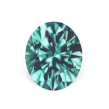 1.81CT PRECISION CUT OVAL BRILLIANT MONTANA SAPPHIRE, TEAL, 7.6x6.4MM