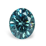 1.73CT PRECISION CUT OVAL BRILLIANT MONTANA SAPPHIRE, GREEN TEAL, 7.4×6.3MM