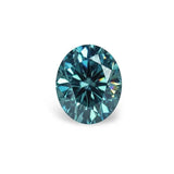 1.73CT PRECISION CUT OVAL BRILLIANT MONTANA SAPPHIRE, GREEN TEAL, 7.4×6.3MM