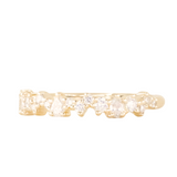 Celestial Pear Diamond Band