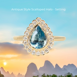 2.07CT MADAGASCAR PEAR SAPPHIRE // Design Specialist Curated Build Your Own Dream Ring
