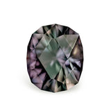 1.94CT PRECISION CUT FANCY CUSHION MONTANA SAPPHIRE, COLOR SHIFTING MIDNIGHT TEAL TO PURPLE, 7.6X6.6MM