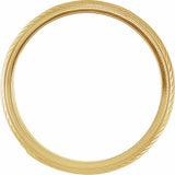 Herringbone 6mm Band