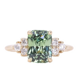 Diamond Cluster Side Stone - Setting