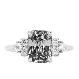 Diamond Cluster Side Stone - Setting