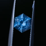 2.05CT HEXAGON BRILLIANT MONTANA SAPPHIRE, PERIWINKLE BLUE, UNTREATED, 7.5X6.5X5MM