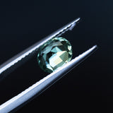 1.68CT OVAL MADAGASCAR SAPPHIRE, MOSS GREEN WITH TEAL, 7.55X6.48X4.13MM