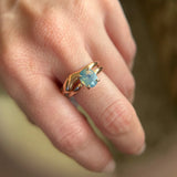 Alluvial 4-Prong Solitaire, Stackable - Setting