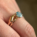 Alluvial 4-Prong Solitaire, Stackable - Setting