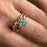 Alluvial 4-Prong Solitaire, Stackable - Setting