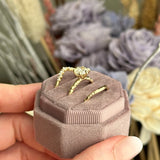 1.36ct Vintage Brilliant GIA Diamond Six Prong Evergreen Solitaire in 14k Yellow Gold