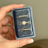 1.30ct Round Crown Jubilee® Cut Diamond 4-Prong Evergreen Solitaire with Embedded Diamonds in 14k Yellow Gold