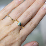 0.91CT OVAL PRECISION CUT AUSTRALIAN SAPPHIRE, AQUA PARTI TEAL, 6.37X4.79MM, UNHEATED