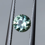 0.65CT PRECISION ROUND AUSTRALIAN SAPPHIRE, MINTY SPRING GREEN, 5.02X3.27MM