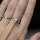 0.65CT PRECISION ROUND AUSTRALIAN SAPPHIRE, MINTY SPRING GREEN, 5.02X3.27MM