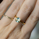 1.53CT RADIANT CUT MADAGASCAR SAPPHIRE, PARTI TEAL GREEN YELLOW, 6.28X5.92X3.89MM