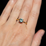 1.20CT PRECISION CUT OVAL MONTANA SAPPHIRE, LIGHT AQUA TEAL, 7.02X5.74X3.98MM