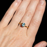 1.16CT PRECISION RADIANT CUT MONTANA SAPPHIRE, TEAL BLUE, 6.57X4.56X4.16MM