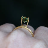 1.53CT OVAL AUSTRALIAN SAPPHIRE, PARTI GREEN BLUE YELLOW, 8.1X5.6X3.74MM