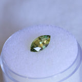 1.12CT MARQUISE AUSTRALIAN SAPPHIRE, PARTI GREEN YELLOW, 9.90X4.90MM, UNTREATED