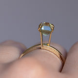 40% OFF 1.50CT BAGUETTE AUSTRALIAN SAPPHIRE, LIGHT YELLOW GREEN, 6.36X4.38X4.79MM